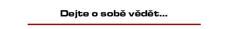 Dejte o sobě vědět