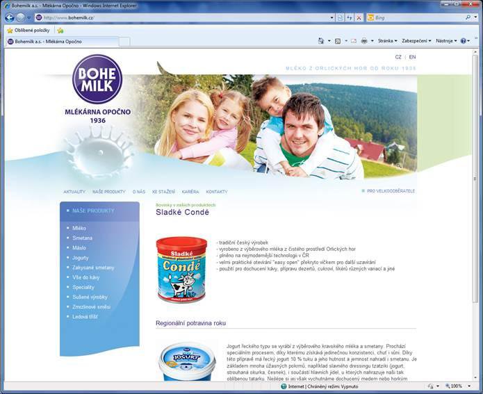 Web Bohemilk Web Bohemilk