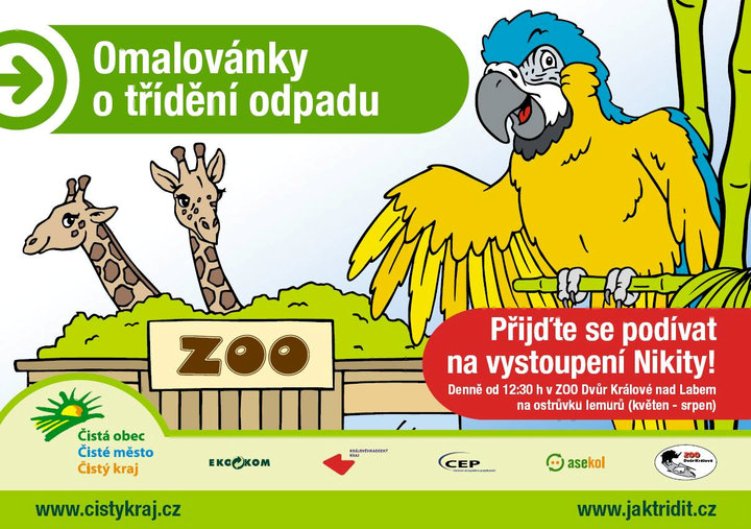 Ukázka omalovánek pro firmu Eko-kom