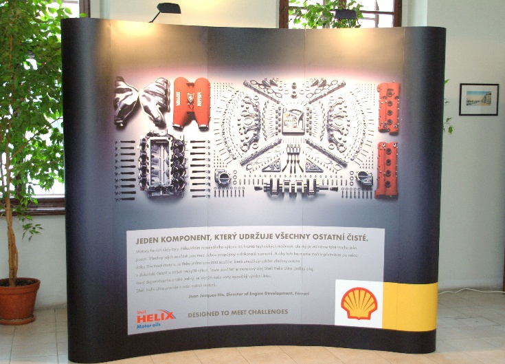 Výstavní stěna Shell Výstavní stěna Shell