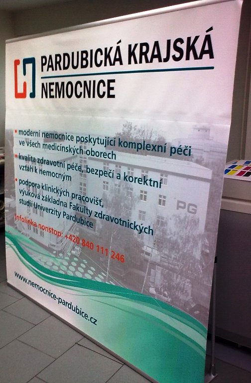 Big Roll-up - Pardubická krajská nemocnice Big Roll-up - Pardubická krajská nemocnice